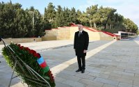 İlham Əliyev 20 Yanvar şəhidlərinin xatirəsini yad etdi